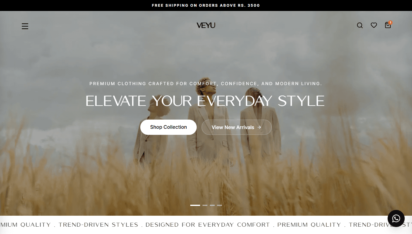 Veyu Ecommerce